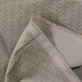 Velours de coton ras labyrinthe gris