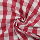 Cotton Vichy 25mm Red