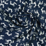 Santa Claus Printed Cotton Popeline Foundation Santa Claus