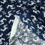 Santa Claus Printed Cotton Popeline Foundation Santa Claus