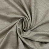 Twill de soie et coton blanc et taupe