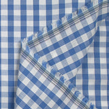 Coton Vichy 9mm bleu clair