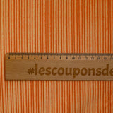 Velours côtelé coton 3 mm orange
