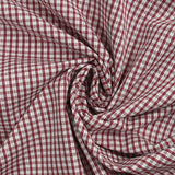 Coton Vichy 3mm bordeaux