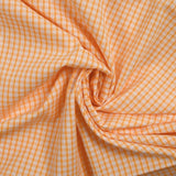 Coton Vichy 3mm abricot