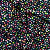 Cotton Popeline Printed Christmas Boule Marine Boule