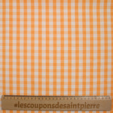 Algodón Vichy 9 mm albaricoque