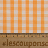 Algodón Vichy 9 mm albaricoque