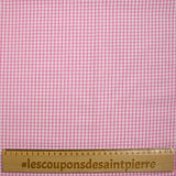 3mm pink gingham cotton