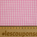 3mm pink gingham cotton