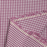 3mm plum gingham cotton