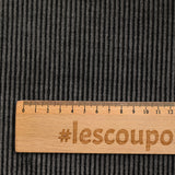 3mm dark gray cotton corduroy
