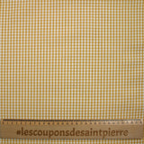 Cotton Vichy 3mm mustard
