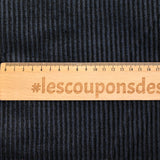 3 mm cotton corduroy, midnight blue