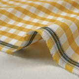 Coton Vichy 9mm moutarde