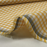 Cotton Vichy 3mm mustard