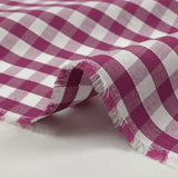 Cotton Vichy 9mm Plum