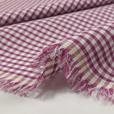 3mm plum gingham cotton