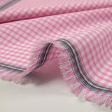3mm pink gingham cotton