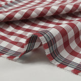 Algodón Vichy 9 mm Burdeos