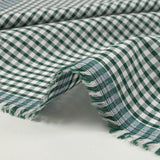 Coton Vichy 3mm vert foncé