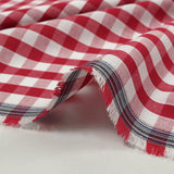 Cotton Vichy 9mm Red