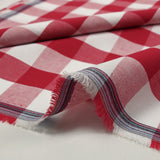 Cotton Vichy 25mm Red