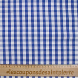 Vichy Cotton 9 mm Royal Blue