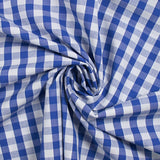 Vichy Cotton 9 mm Royal Blue