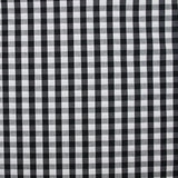 Coton Vichy 9mm noir