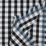 Coton Vichy 9mm noir