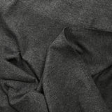 Jersey de coton gris foncé chiné