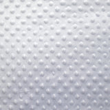 Polaire minky relief blanc optique