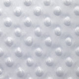 Polaire minky relief blanc optique