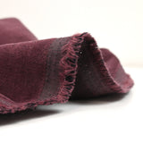 Velours de coton ras prune