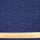 Broderie anglaise Izanagi marine