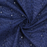 Broderie anglaise Izanagi marine