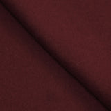 100% cashmere double -sided burgundy per meter