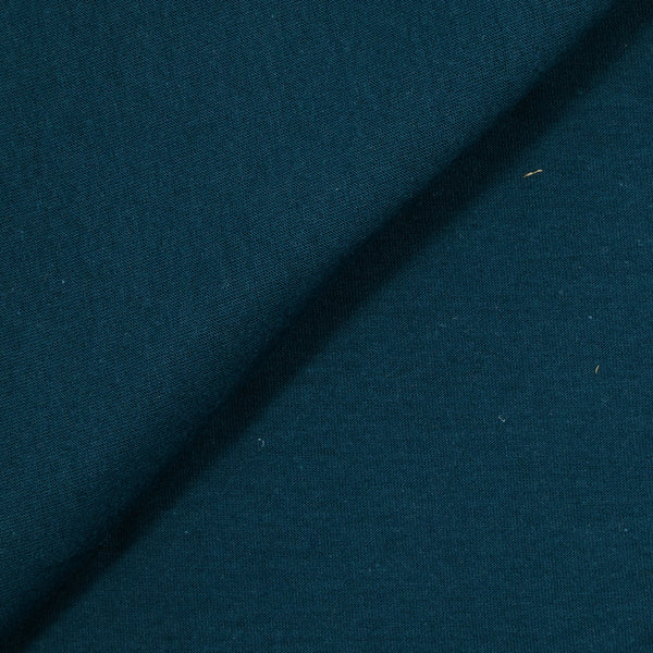 Jersey de coton bleu canard