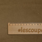 Velours côtelé 100% coton 3 mm biscuit