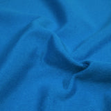 100% cachemire double face bleu azur au mètre