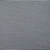 Jersey de algodón a rayas azul medianoche y blanco