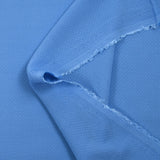 Voile de viscose jacquard satiné Sana bleu bleuet