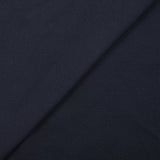 Jersey de coton piqué envers french terry bleu nuit