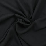 Voile de viscose jacquard satiné Sana noir