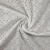 Broderie anglaise Fyona blanc cassé