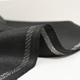 Tissu tailleur laine mélangée sergé gris anthracite