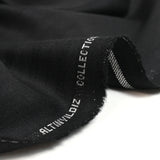 Tissu tailleur laine mélangée à chevron noir