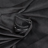 Velours côtelé 100% coton 3 mm gris anthracite