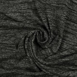 Maille de polyester chinée anthracite